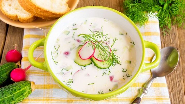 how to cook okroshka on the Dukan diet