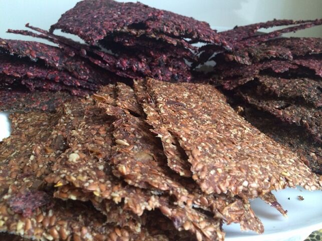 method for preparing flax chips for the Dukan diet