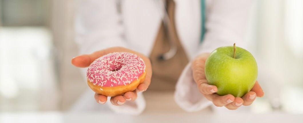 Avoiding sweets in favor of apples for diabetes mellitus
