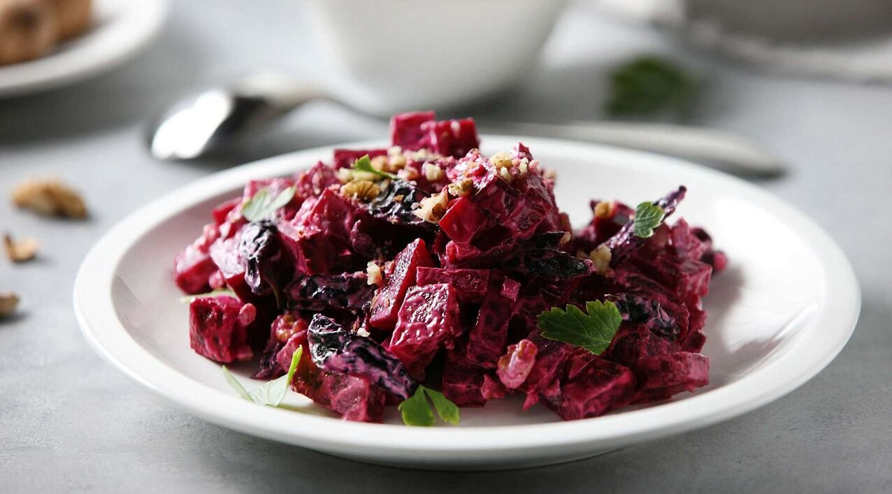 beet salad for cleansing the body and weight loss